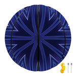 Blue Kaleidoscope Print Basketball