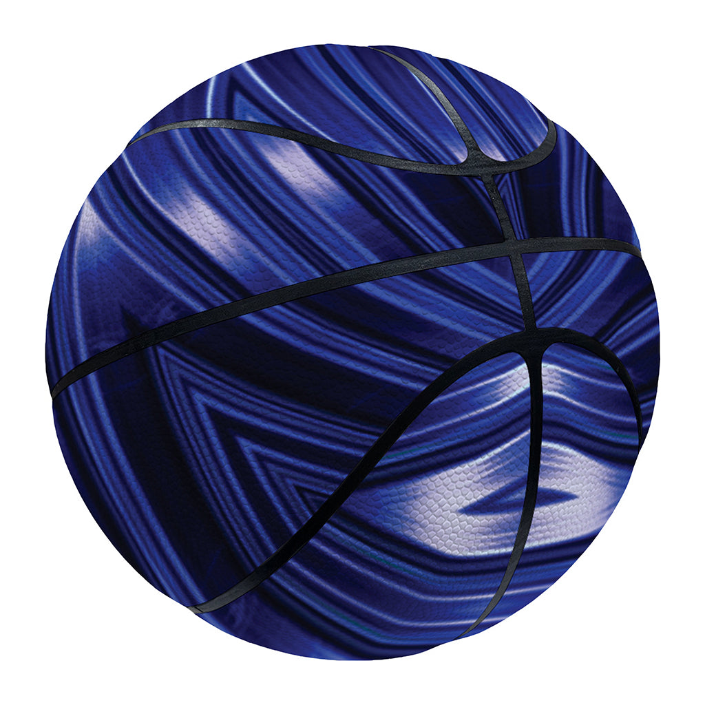 Blue Kaleidoscope Print Basketball