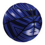 Blue Kaleidoscope Print Basketball