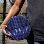 Blue Kaleidoscope Print Basketball