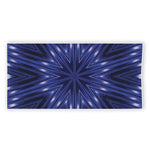 Blue Kaleidoscope Print Beach Towel