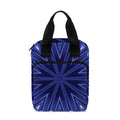 Blue Kaleidoscope Print Bible Tote Bag