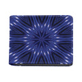 Blue Kaleidoscope Print Bifold Wallet