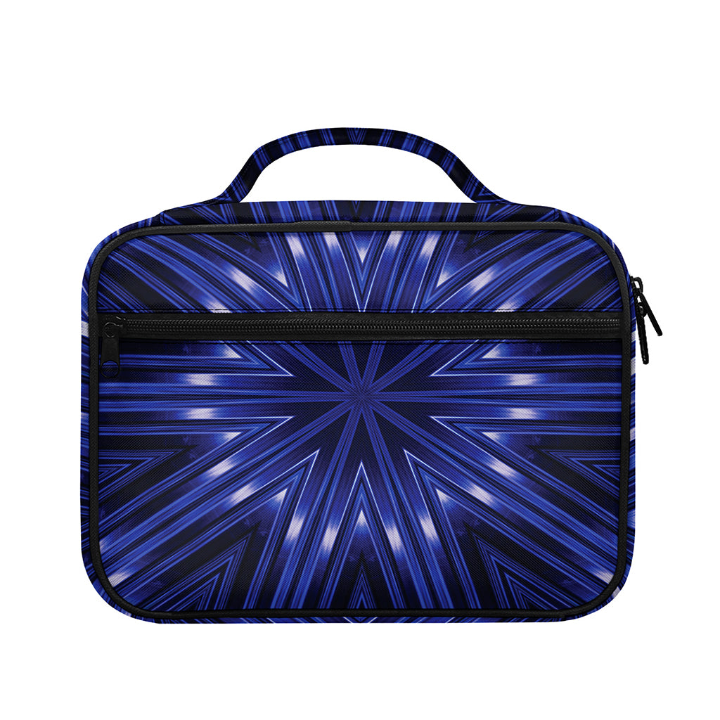 Blue Kaleidoscope Print Briefcase Bible Bag