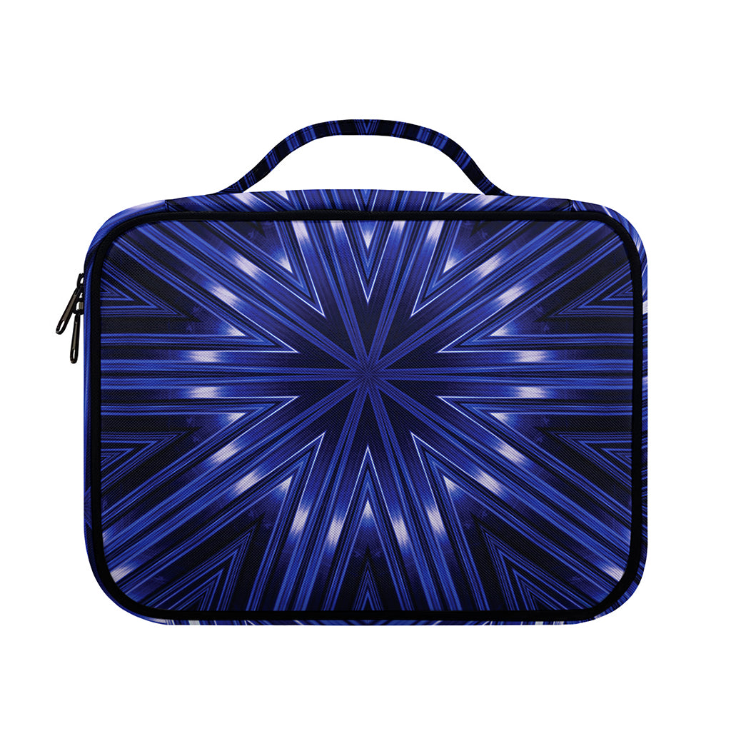 Blue Kaleidoscope Print Briefcase Bible Bag
