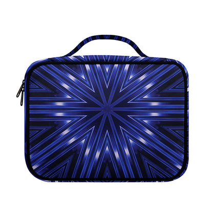 Blue Kaleidoscope Print Briefcase Bible Bag