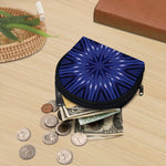 Blue Kaleidoscope Print Coin Purse