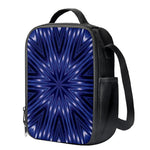 Blue Kaleidoscope Print Crossbody Lunch Bag