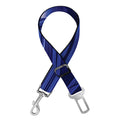 Blue Kaleidoscope Print Dog Seat Belt