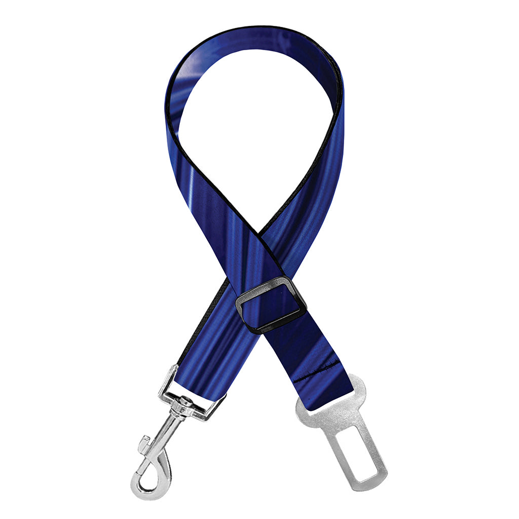 Blue Kaleidoscope Print Dog Seat Belt
