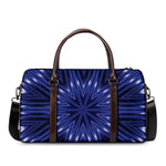 Blue Kaleidoscope Print Duffle Bag