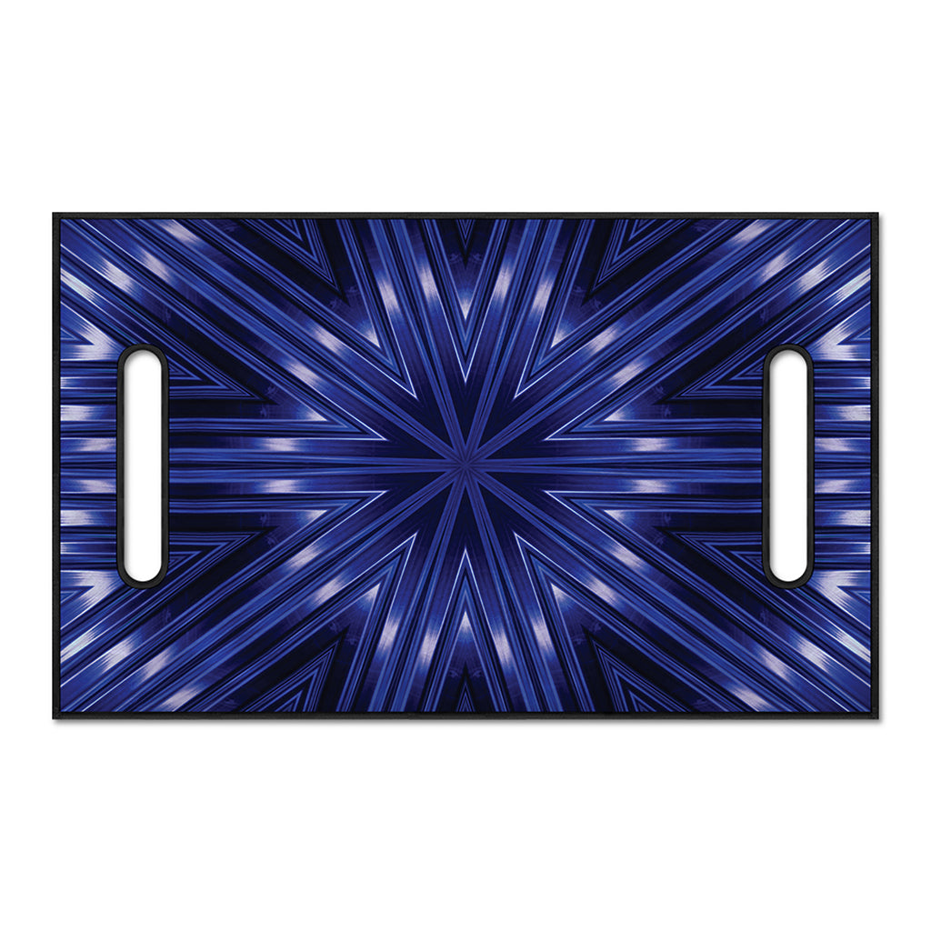 Blue Kaleidoscope Print Golf Cart Seat Cover