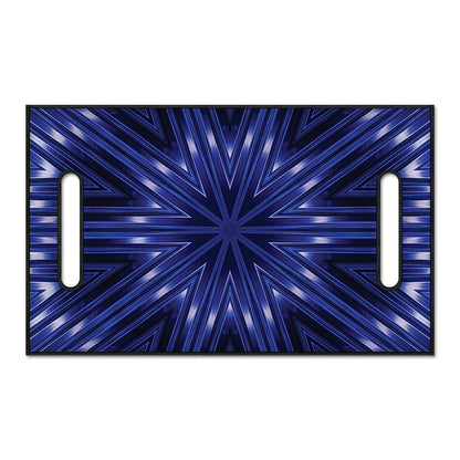 Blue Kaleidoscope Print Golf Cart Seat Cover