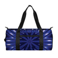 Blue Kaleidoscope Print Gym Bag