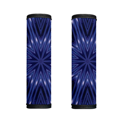 Blue Kaleidoscope Print Handle Covers