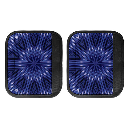Blue Kaleidoscope Print Handle Covers