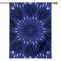 Blue Kaleidoscope Print House Flag
