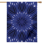 Blue Kaleidoscope Print House Flag