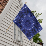 Blue Kaleidoscope Print House Flag
