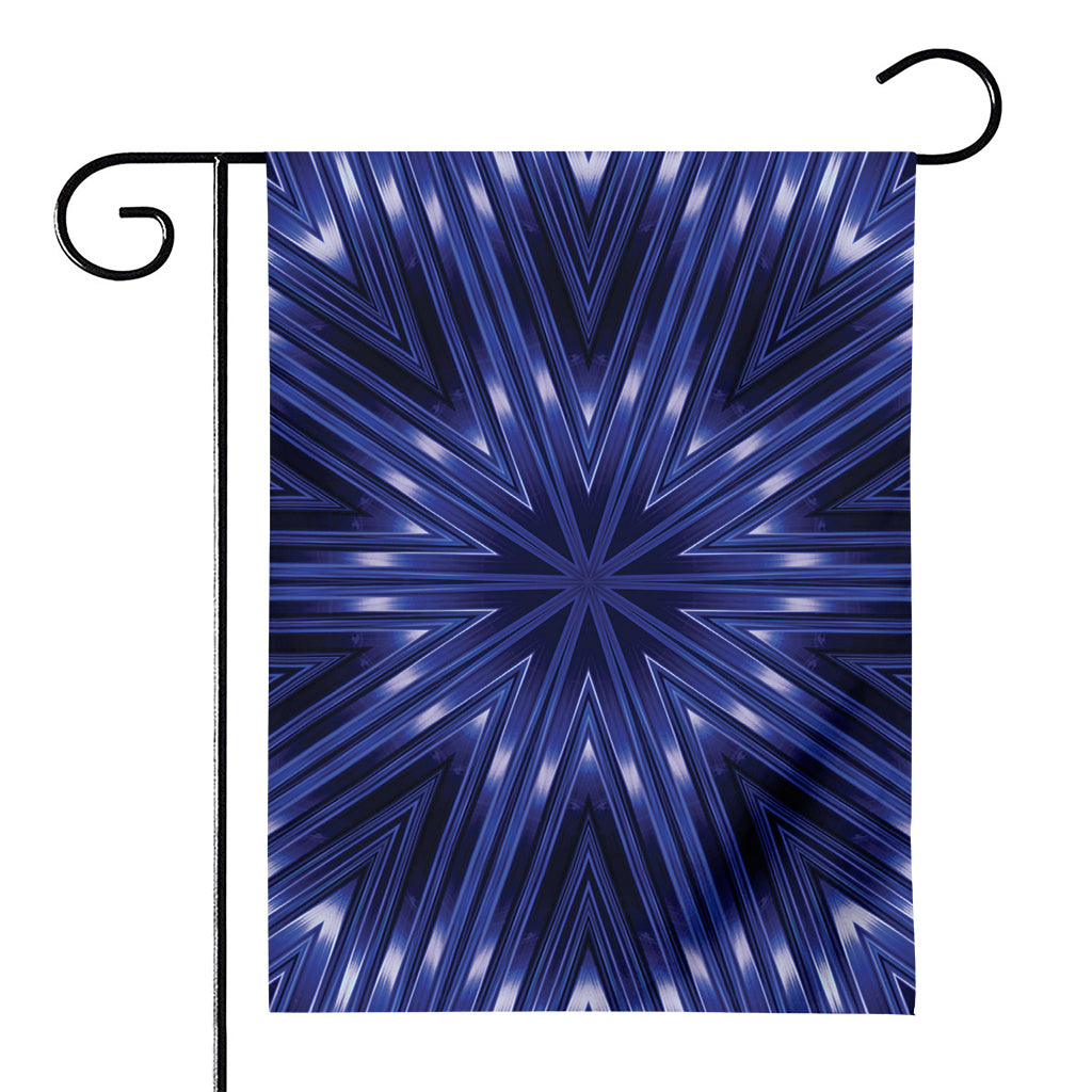 Blue Kaleidoscope Print House Flag
