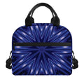 Blue Kaleidoscope Print Insulated Lunch Bag
