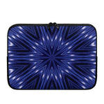 Blue Kaleidoscope Print Laptop Sleeve