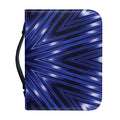 Blue Kaleidoscope Print Leather Bible Cover