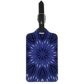 Blue Kaleidoscope Print Luggage Tag
