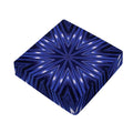Blue Kaleidoscope Print Outdoor Seat Cushion Cover
