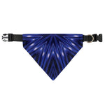 Blue Kaleidoscope Print Over The Collar Dog Bandana