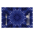 Blue Kaleidoscope Print Placemat