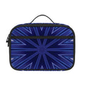 Blue Kaleidoscope Print Portable Lunch Bag