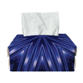 Blue Kaleidoscope Print Rectangle Tissue Box Cover