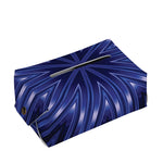 Blue Kaleidoscope Print Rectangle Tissue Box Cover