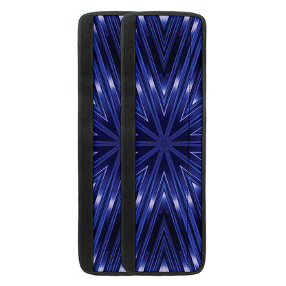 Blue Kaleidoscope Print Refrigerator Handle Covers