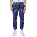 Blue Kaleidoscope Print Joggers