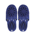 Blue Kaleidoscope Print Slippers