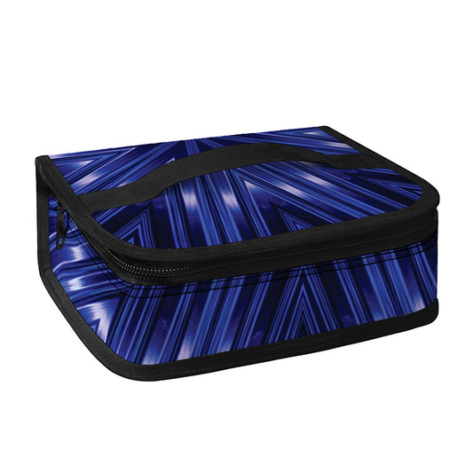 Blue Kaleidoscope Print Small Lunch Bag