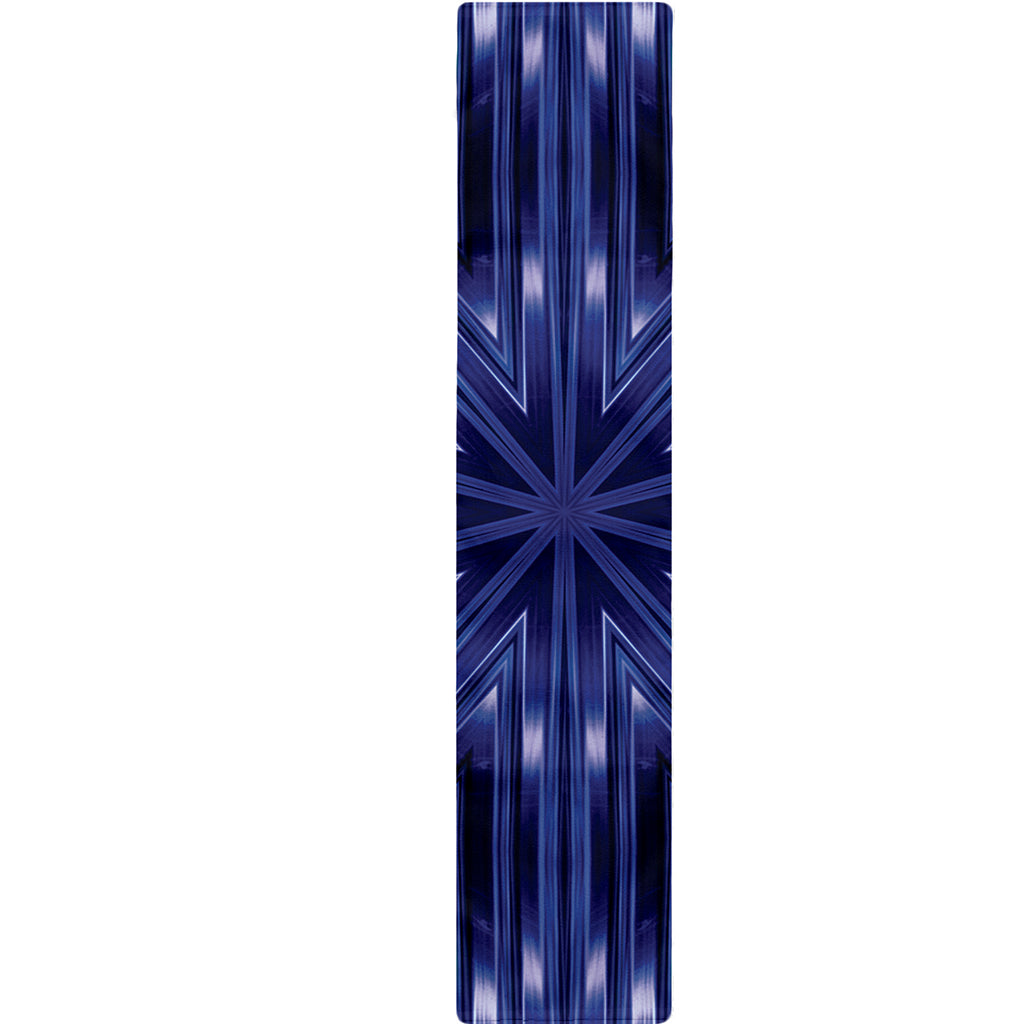 Blue Kaleidoscope Print Table Runner