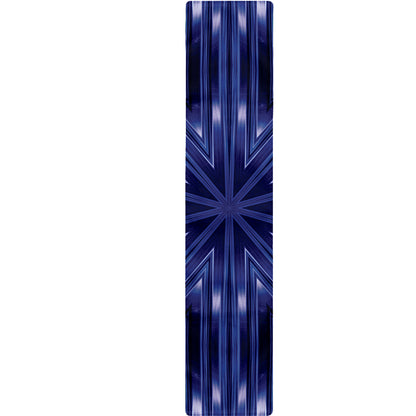 Blue Kaleidoscope Print Table Runner