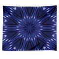 Blue Kaleidoscope Print Tapestry