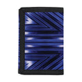 Blue Kaleidoscope Print Trifold Wallet