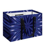 Blue Kaleidoscope Print Utility Tote Bag