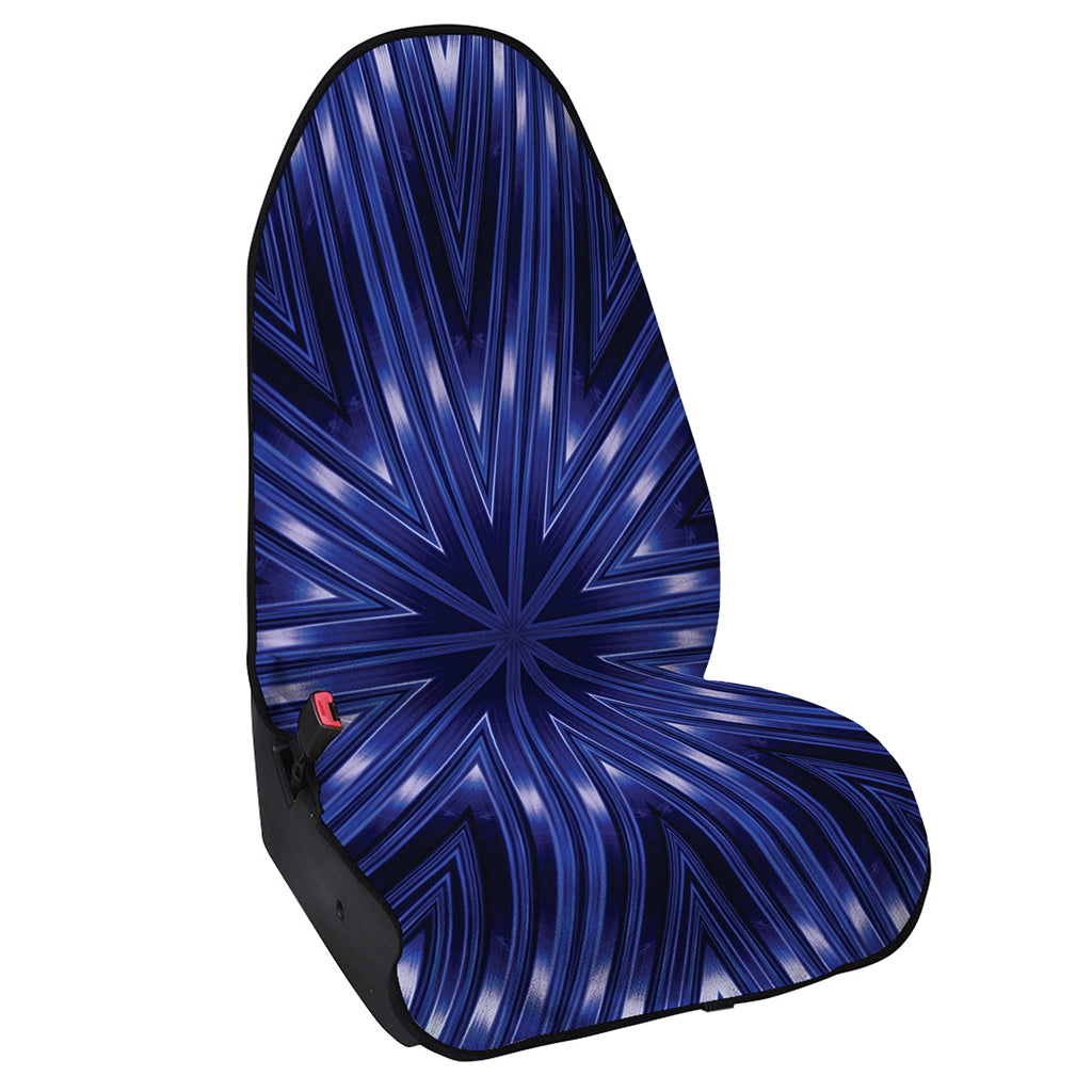 Blue Kaleidoscope Print Waterproof Car Seat Cover