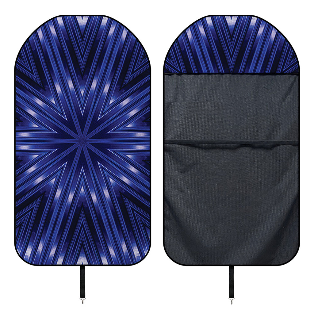 Blue Kaleidoscope Print Waterproof Car Seat Cover