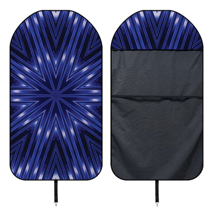 Blue Kaleidoscope Print Waterproof Car Seat Cover