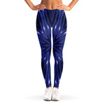 Blue Kaleidoscope Print Women's Leggings