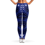 Blue Kaleidoscope Print Women's Leggings