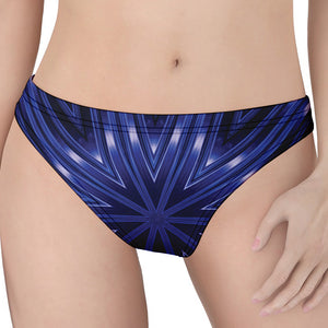 Blue Kaleidoscope Print Women's Thong