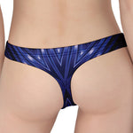 Blue Kaleidoscope Print Women's Thong